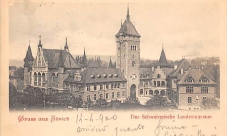 Zürich, Landesmuseum, Gruss aus Zürich