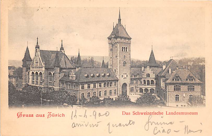 Zürich, Landesmuseum, Gruss aus Zürich
