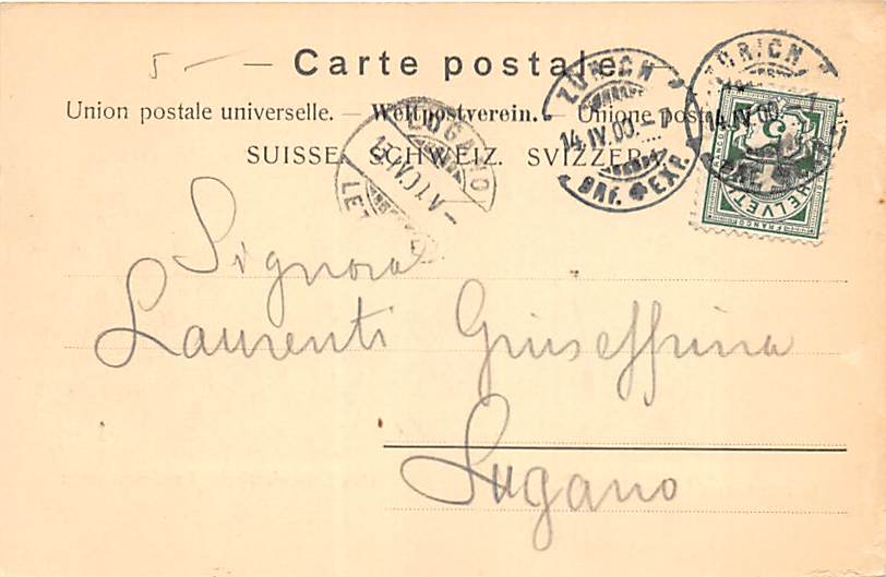 Zürich, Landesmuseum, Gruss aus Zürich