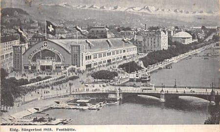 Zürich, Eidg. Sängerfest 1905, Festhütte