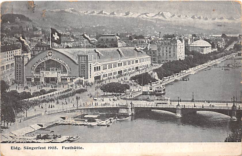 Zürich, Eidg. Sängerfest 1905, Festhütte