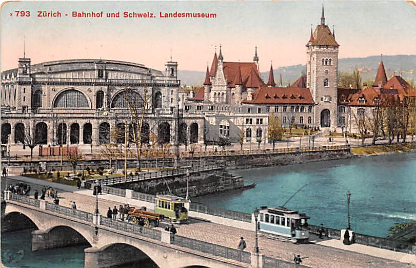 Zürich, Bahnhof, Landesmuseum