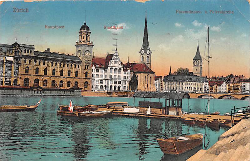 Zürich, Fraumünster und Peterskirche