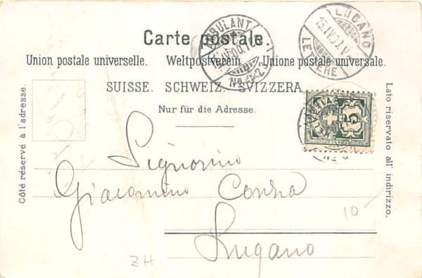Zürich, Rathausquai, Gruss aus Zürich