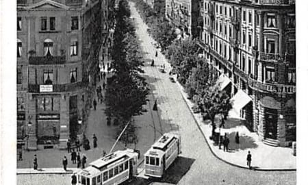 Zürich, Bahnhofstrasse, Tram