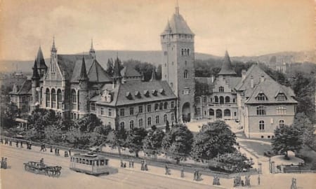 Zürich, Landesmuseum, Tram, Kutsche