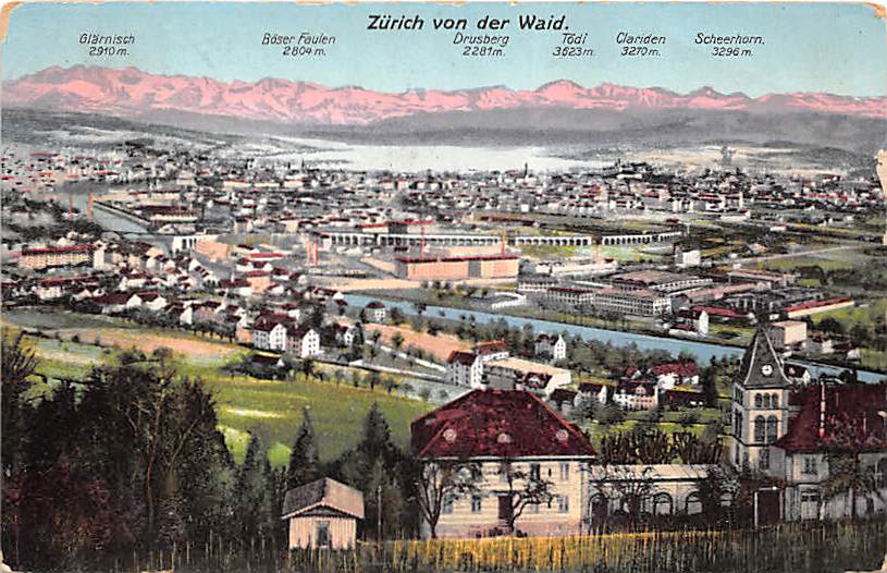 Zürich, von der Waid