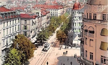 Zürich, Bahnhofstrasse, Tram