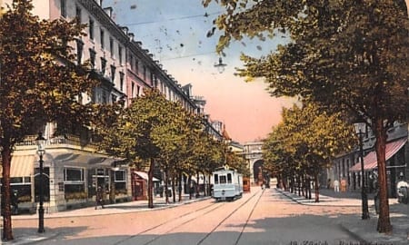 Zürich, Bahnhofstrasse, Tram