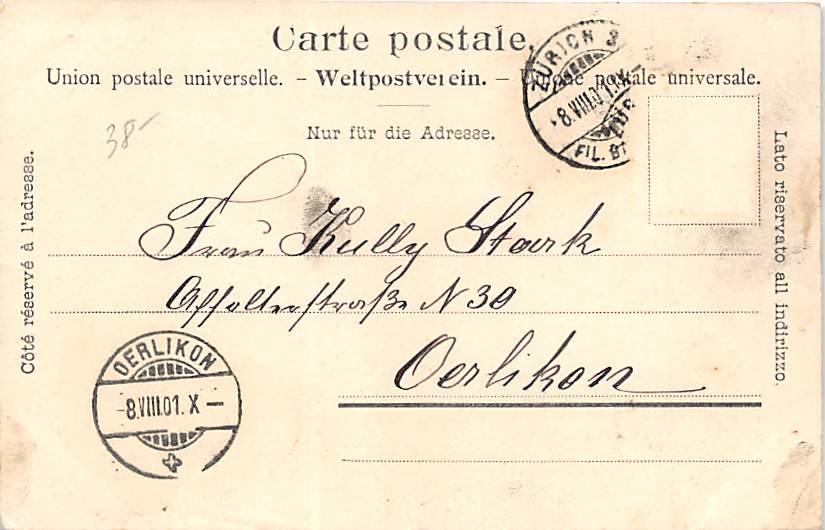 Zürich, Bahnhofstrasse und Bahnhof, Markttag