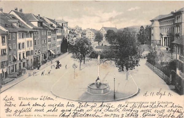 Winterthur, Kasernenstrasse und Technikum