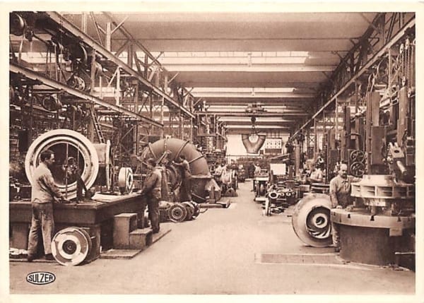 Winterthur, Gebrüder Sulzer, Pumpenbau