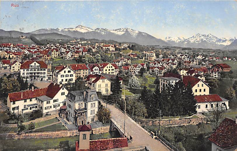 Rüti ZH, Bergsicht