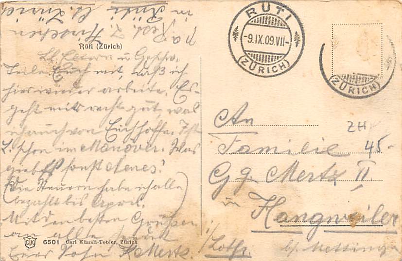 Rüti ZH, Schornstein