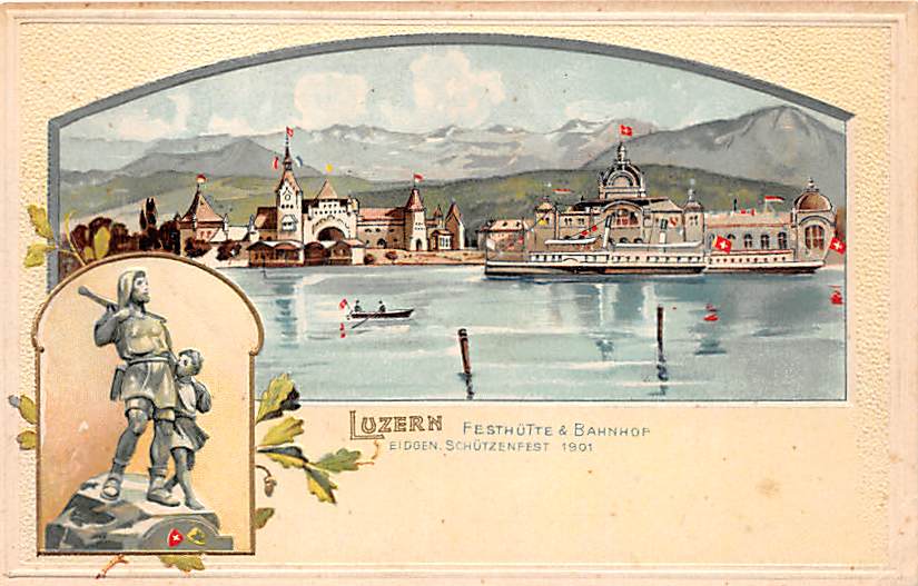 Luzern, Eidg. Schützenfest 1901, Festhütte