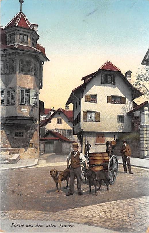 Luzern, Partie aus dem alten Luzern