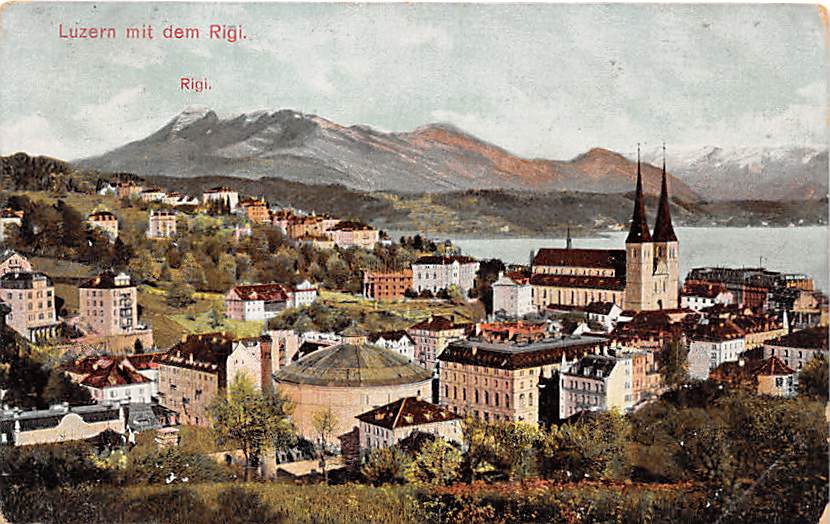 Luzern, mit dem Rigi