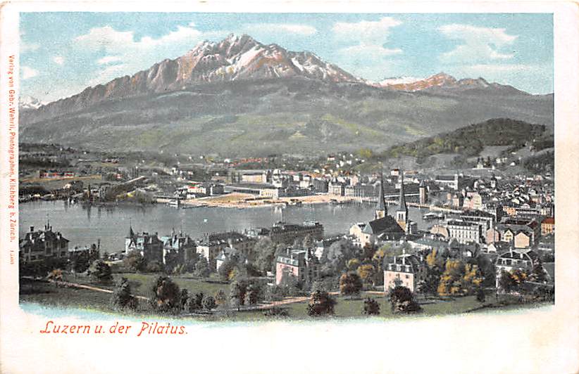 Luzern, und der Pilatus