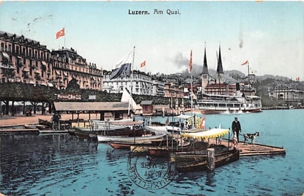 Luzern, am Quai