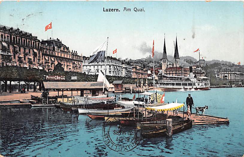 Luzern, am Quai
