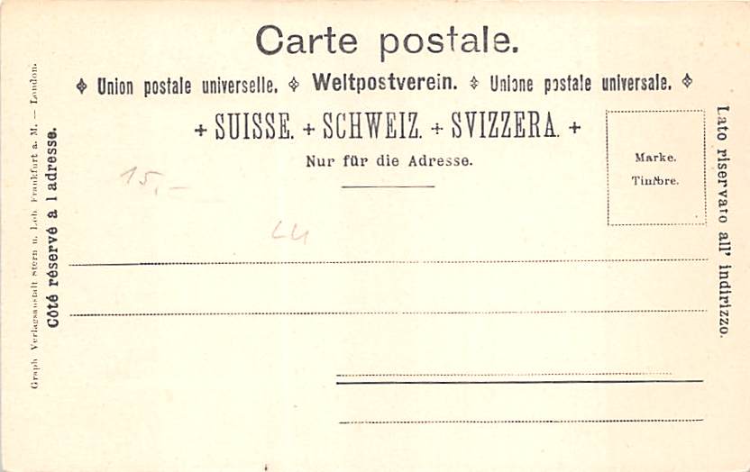 Luzern, Kappelbrücke und Rigi