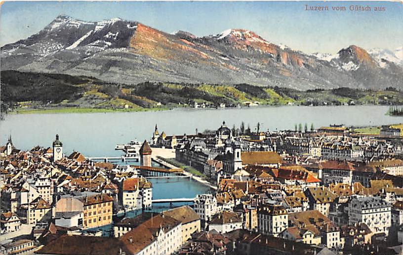 Luzern, vom Gütsch aus