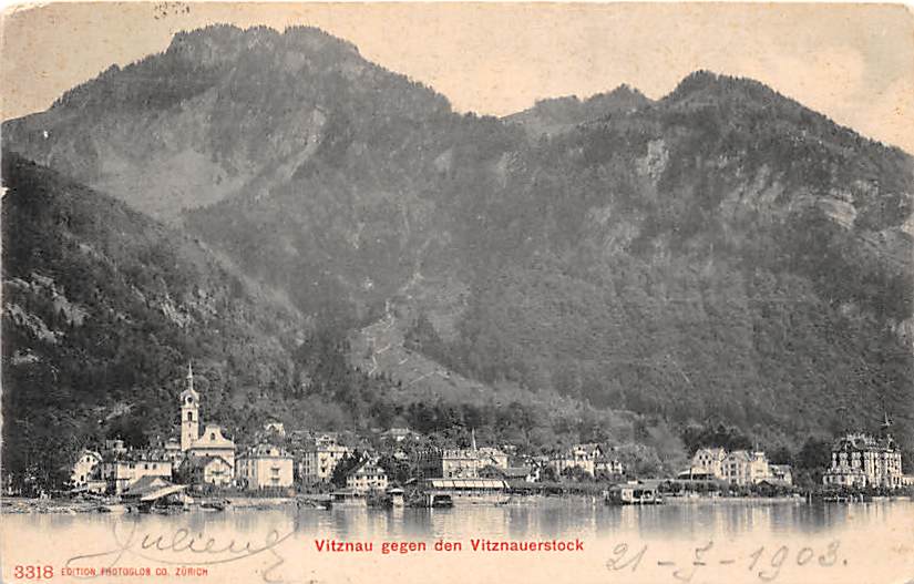 Vitznau, gegen den Vitznauerstock