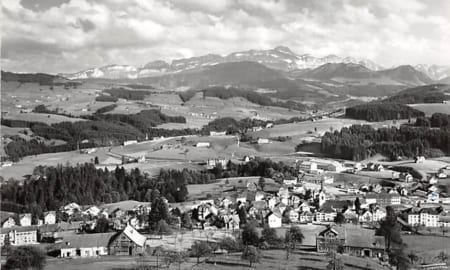 Waldstatt, Blick zum Säntis