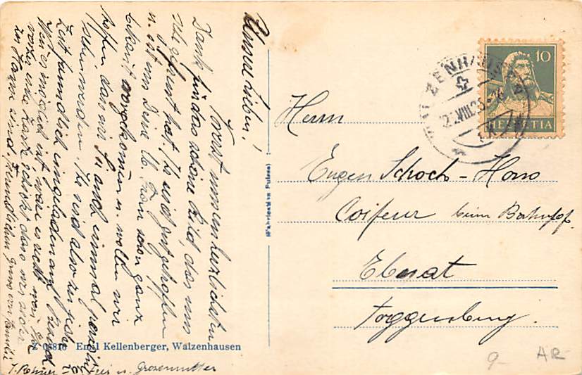 Walzenhausen, Dorf von Westen