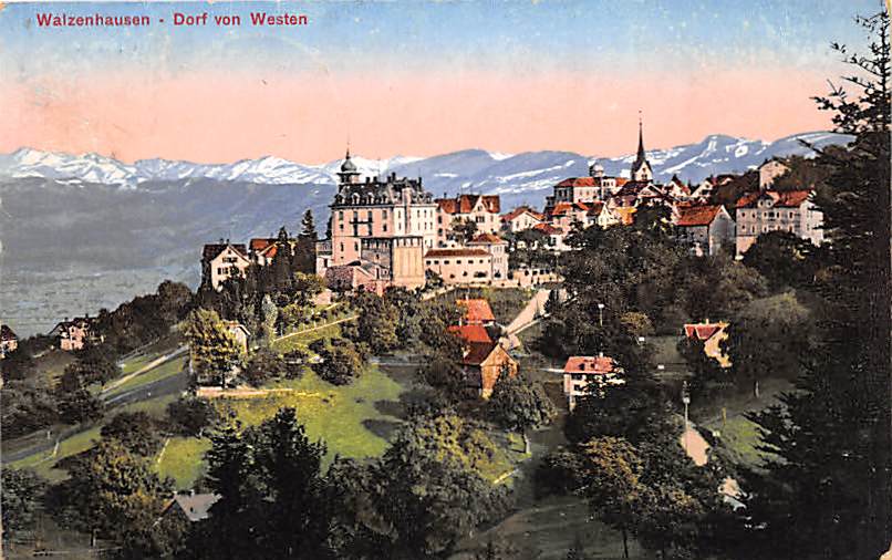 Walzenhausen, Dorf von Westen