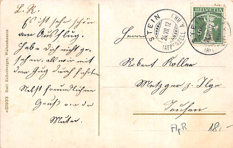 Walzenhausen, Dorf von Westen