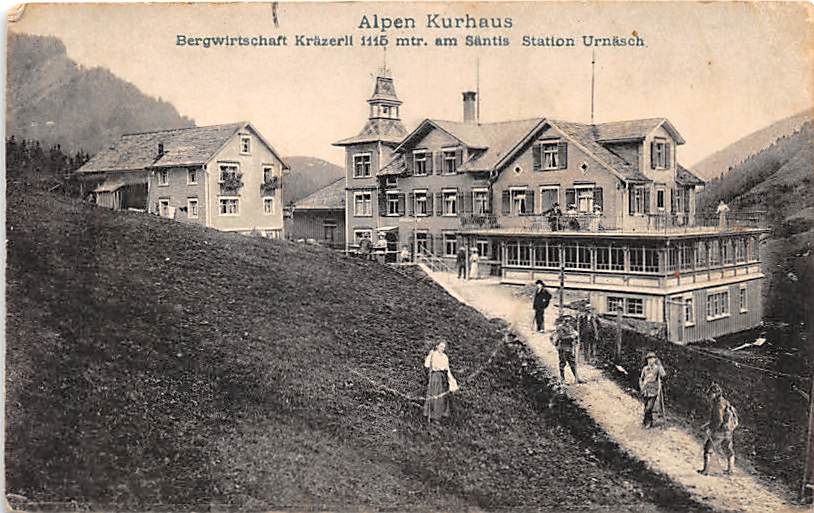 Urnäsch, Alpen Kurhaus Kräzerli am Säntis