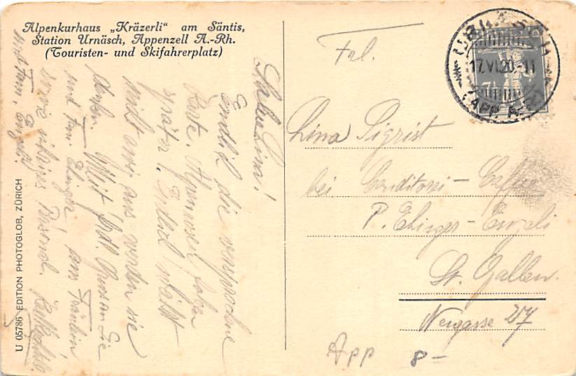 Urnäsch, Alpenkurhaus Kräzerli am Säntis