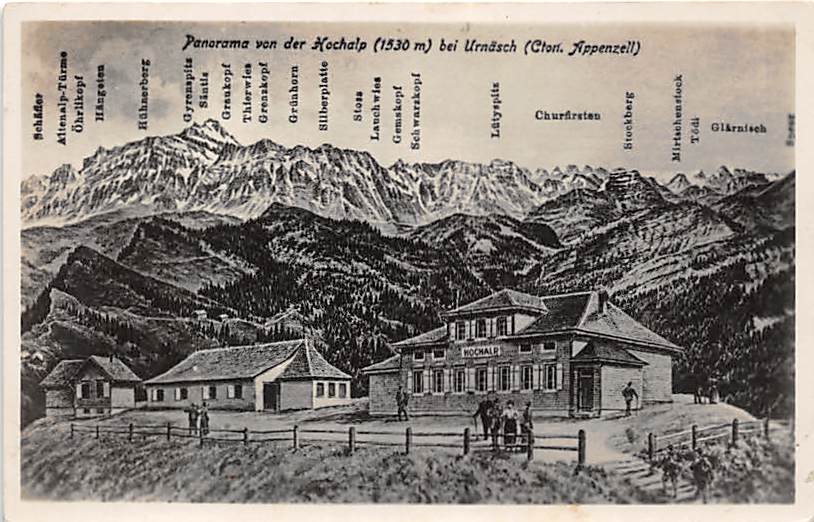 Urnäsch, Panorama von der Hochalp