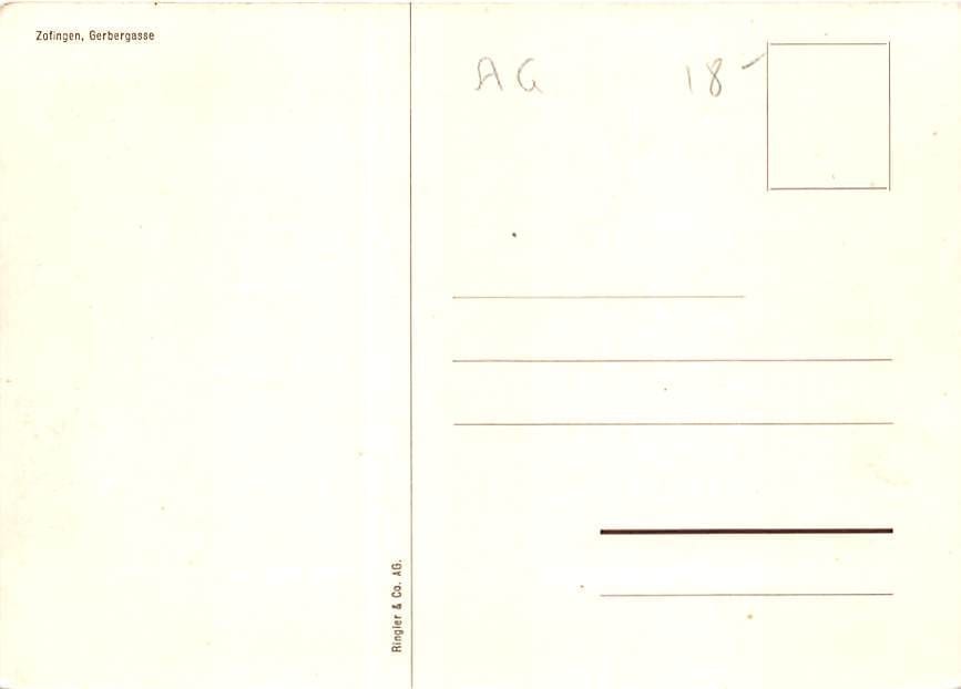 Zofingen, Gerbergasse
