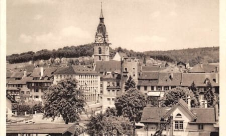 Zofingen, alter Folterturm und Kirche