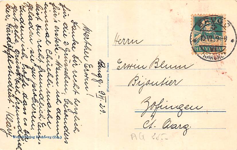 Brugg, Landwirtschaftliche u. Haushaltungsschule