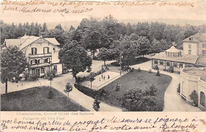 Rheinfelden, Grand Hotel des Salines, Parkpartie