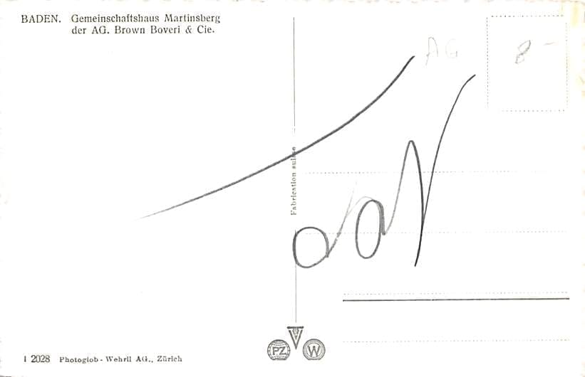 Baden, Gemeinschaftshaus Martinsberg, Brown Boveri