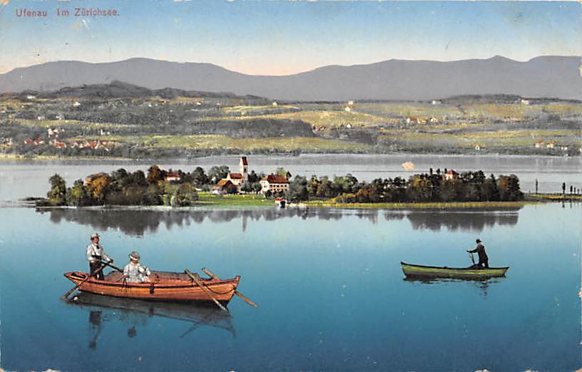 Ufenau, Im Zürichsee, Ruderboot