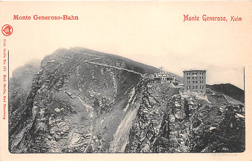Monte Generoso, Monte Generoso Bahn, Kulm