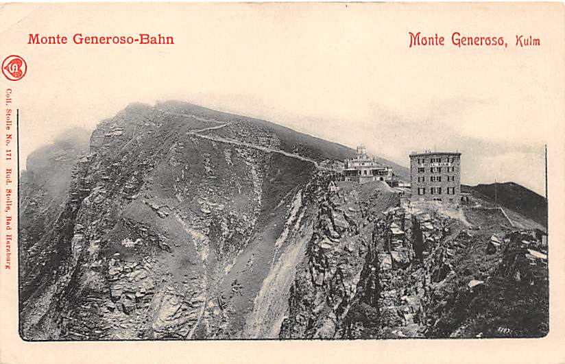 Monte Generoso, Monte Generoso Bahn, Kulm