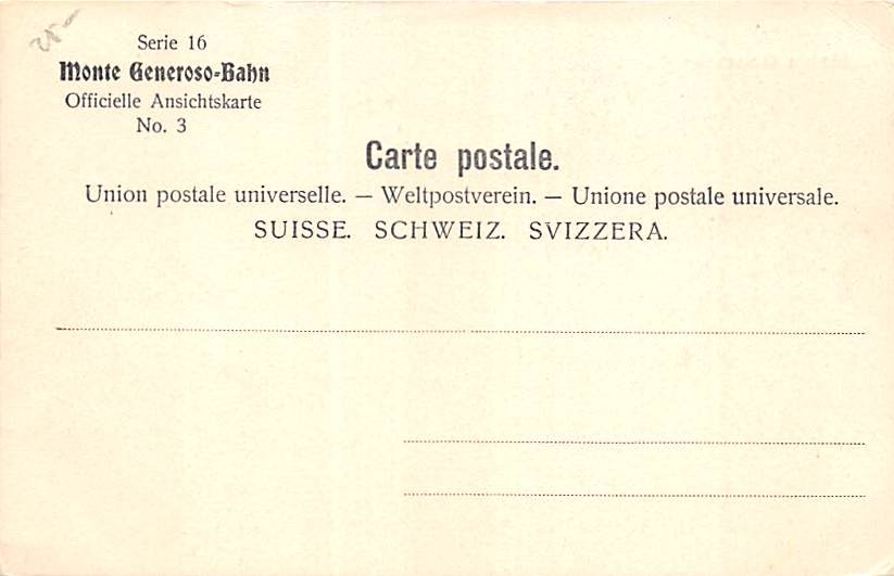 Monte Generoso, Monte Generoso Bahn, Kulm