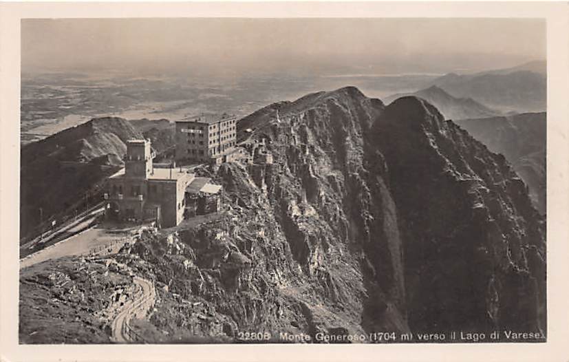 Monte Generoso, verso il Lago di Varese