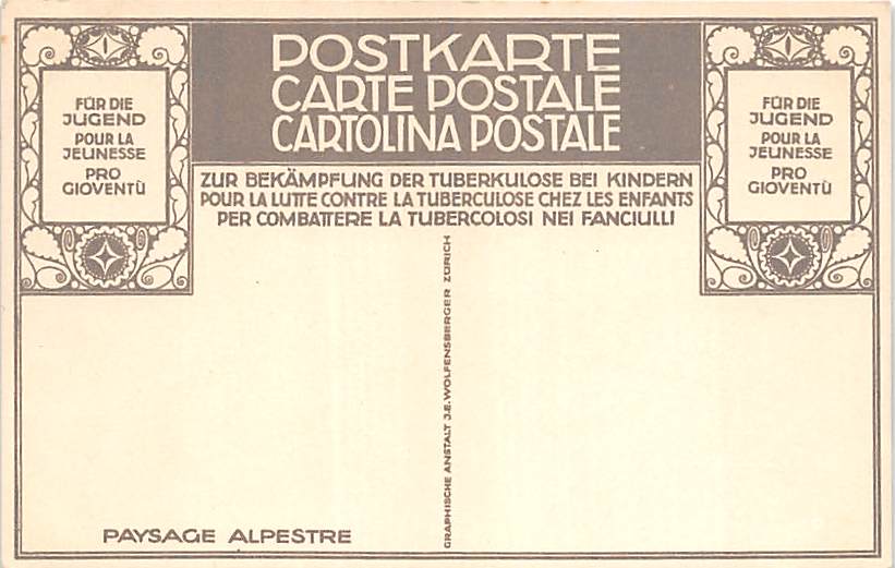 Paysage Alpestre, E.Schlatter