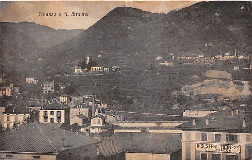 Chiasso, Panorama di Chiasso e S. Simone