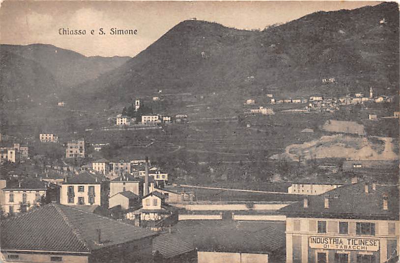 Chiasso, Panorama di Chiasso e S. Simone