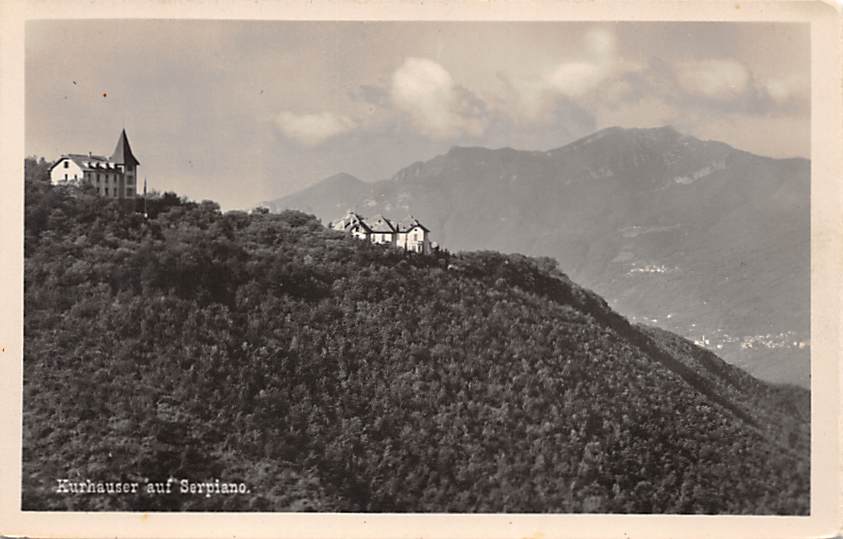 Serpiano, Kurhäuser auf Serpiano