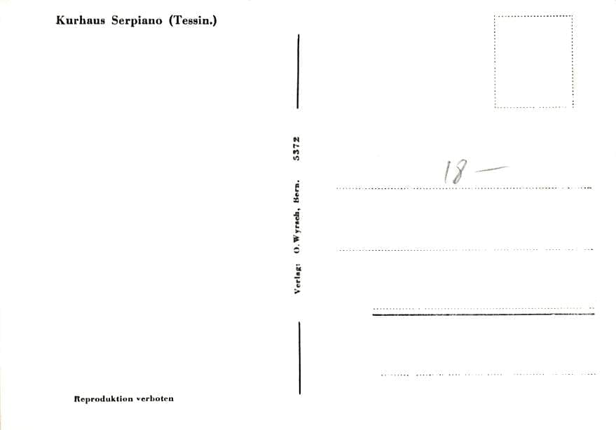 Serpiano, Kurhaus Serpiano