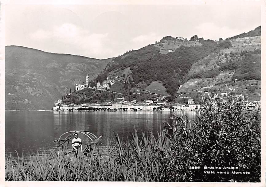 Brusino-Arsizio, Vista verso Morcote